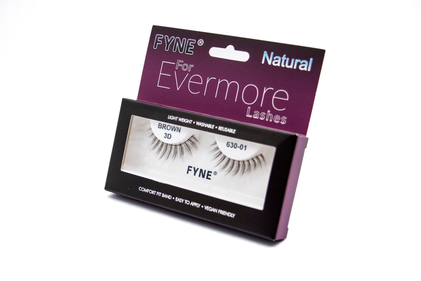 3D Strip Eyelashes, Brown # 630-01