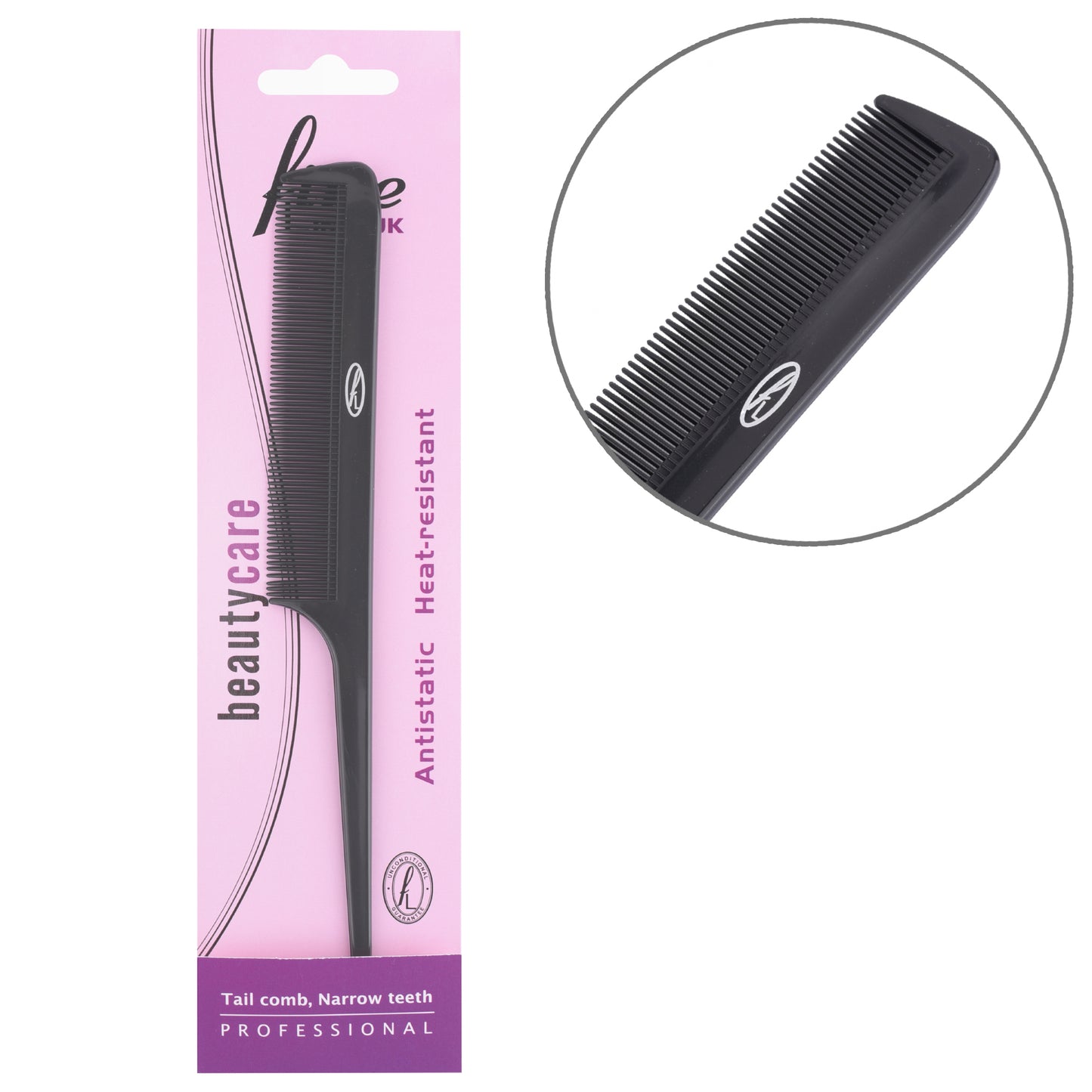 Achieve perfect hair styling with our Bone Tail Comb. Featuring a strong plastic tail for easy parting or teasing and fine, narrow gapped teeth for straightening hair, this comb is an essential tool for precision styling and effortless grooming.