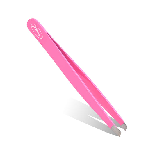 Tweezers, colour, angled, 9cm 248-09