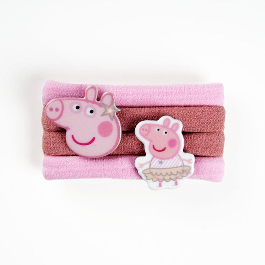 Peppa Pig Hair Ties - 4 Styles