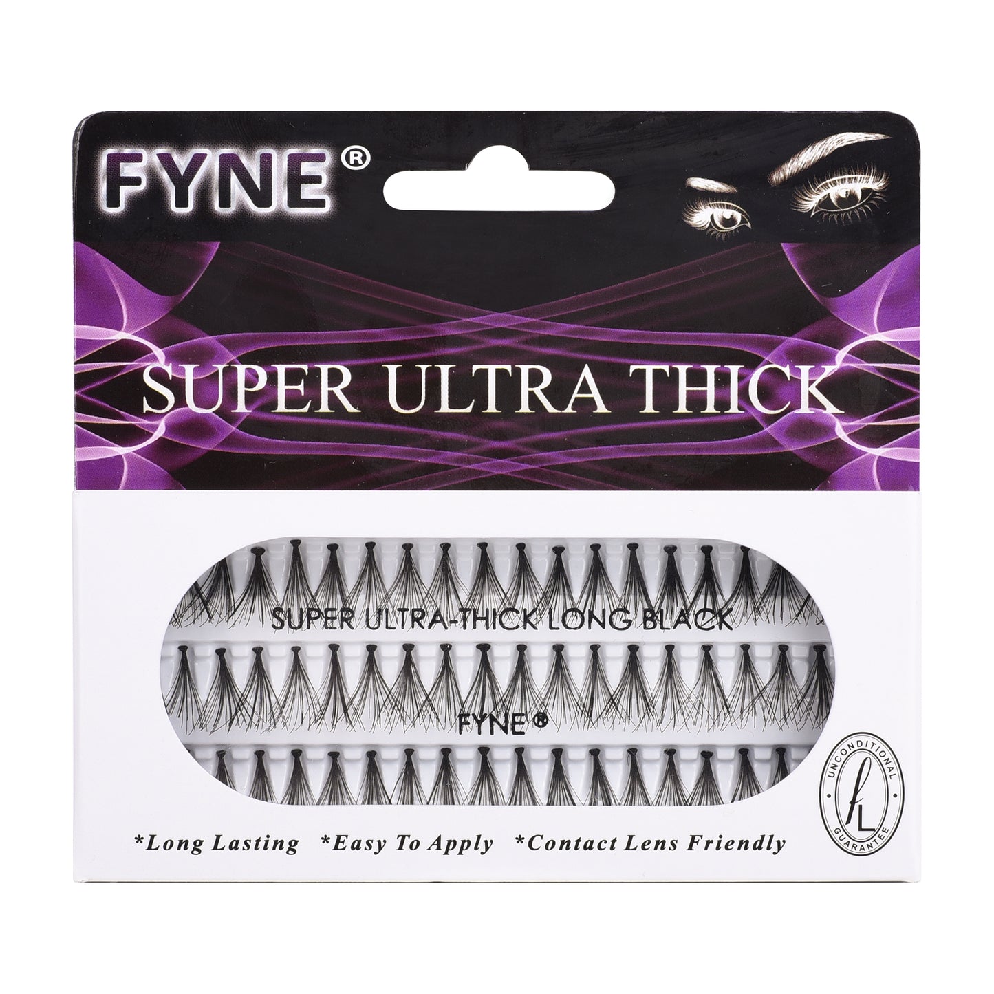 Super Ultra Thick Individual Eyelash Extensions - LONG 628-12