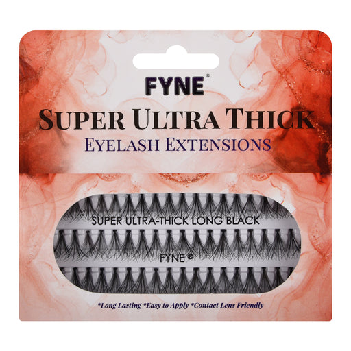 Super Ultra Thick Individual Eyelash Extensions - LONG 628-12