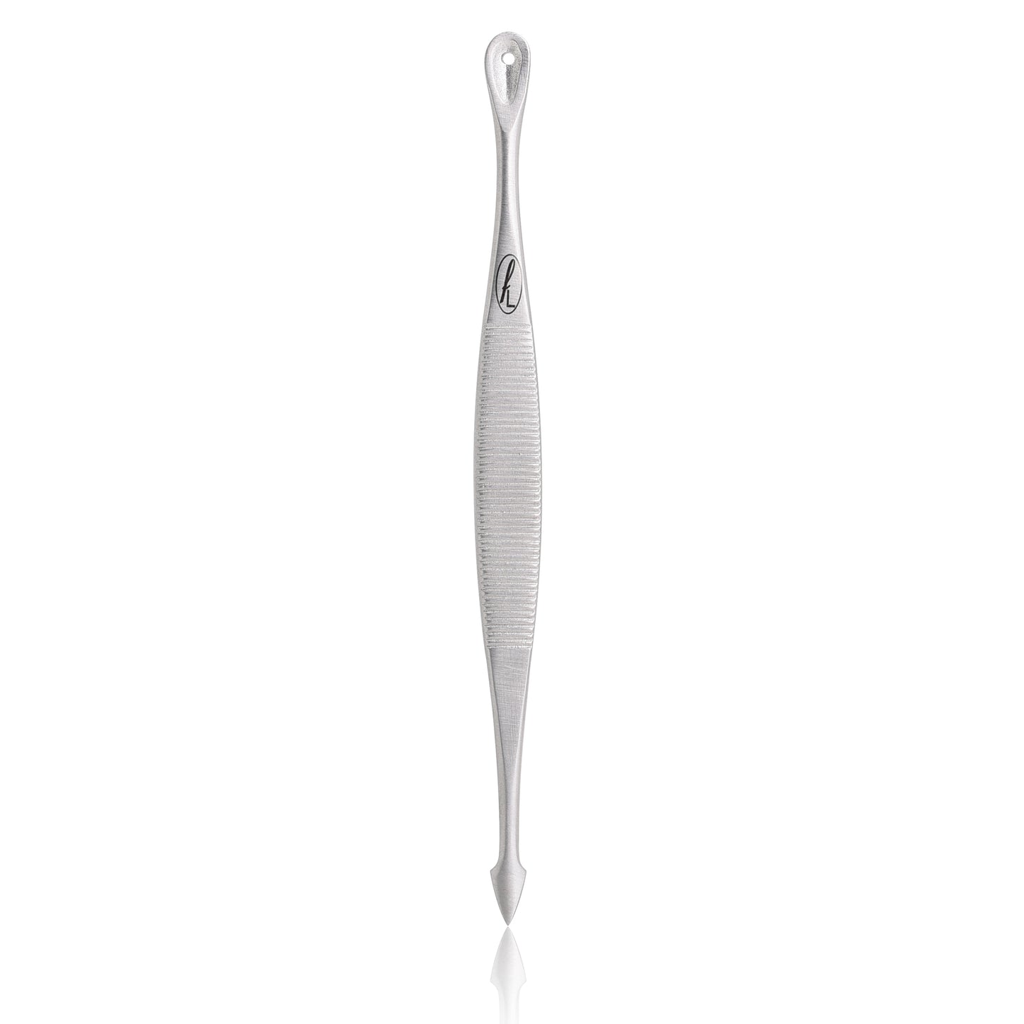 Effortlessly remove blackheads with our Comedone Extractor Fine Line Blackhead Remover. Crafted from grade 1 tempered stainless steel, its calibrated pointed edge ensures precise extraction, promising durability for years to come.