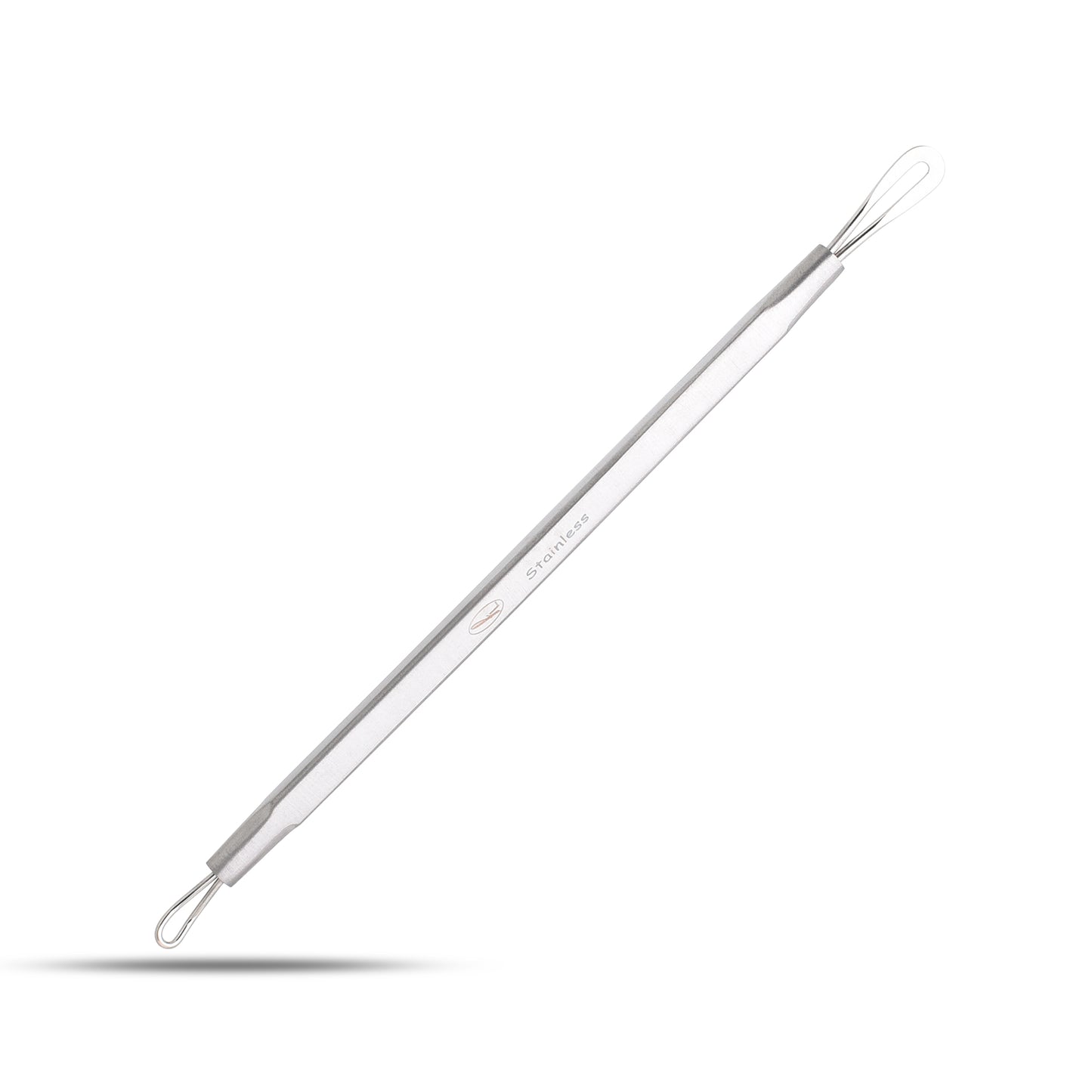 Effortlessly remove blackheads with our Comedone Extractor Fine Line Blackhead Remover. Crafted from grade 1 tempered stainless steel, its calibrated pointed edge ensures precise extraction, promising durability for years to come.