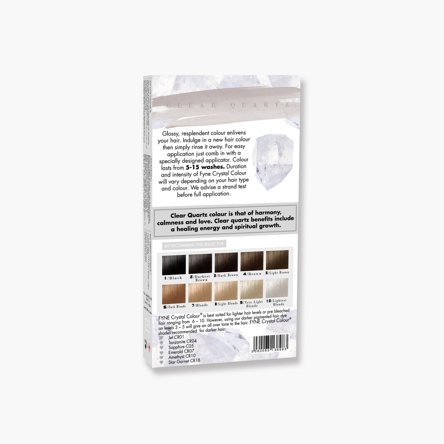 FYNE Crystal Colour - Clear Quartz (Light Grey) CR03