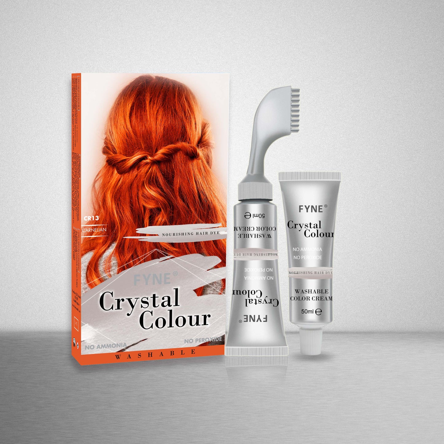 FYNE Crystal Colour - Carnelian (Orange) CR13