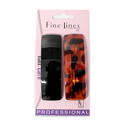 Hair Barrette, Black 6064