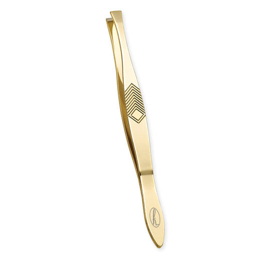Tweezers, Gold plated, Straight