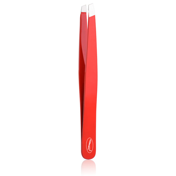 Tweezers, colour, angled, 9cm  248-09