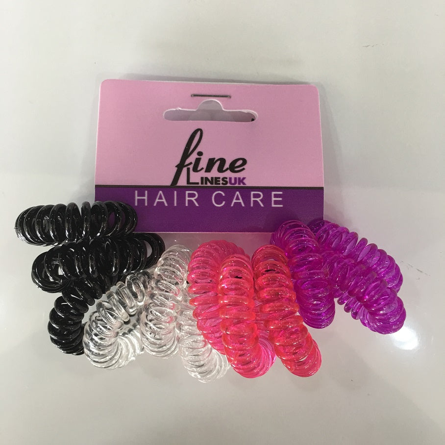 12PK, spiral bobbles, Assorted Colours