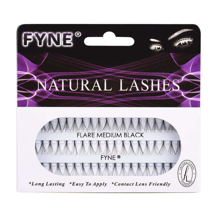 Individual Flare Cluster Eyelashes, Medium 617-02