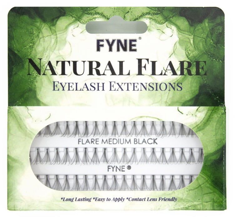 Individual Flare Cluster Eyelashes, Medium 617-02