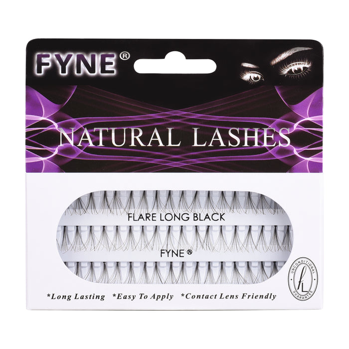 Individual Flare Cluster Eyelashes, Long 618-02