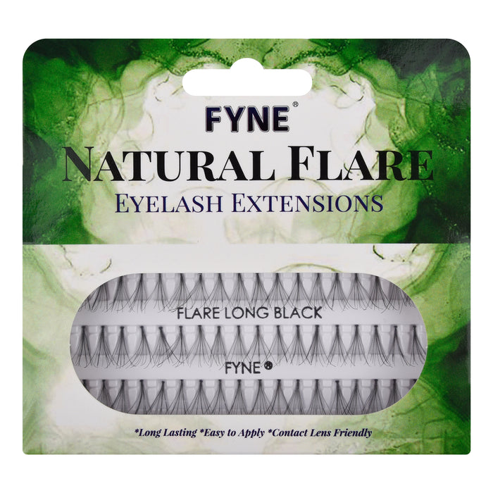 Individual Flare Cluster Eyelashes, Long 618-02