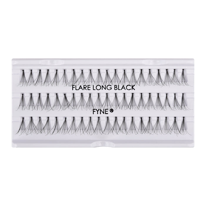 Individual Flare Cluster Eyelashes, Long 618-02