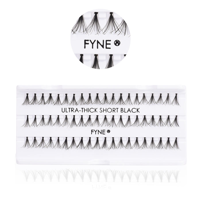 Ultra Thick Individual Eyelash Extensions - SHORT 626-01