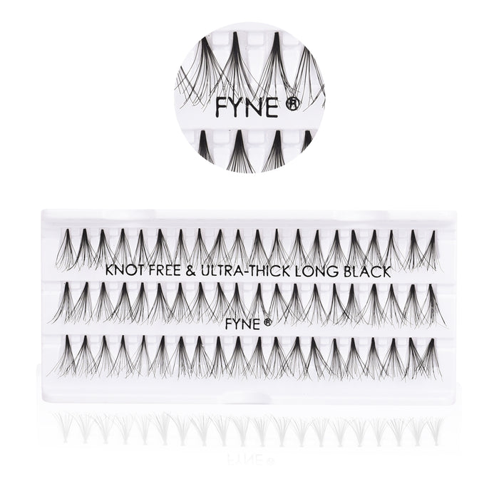 Knot-Free Individual Eyelashes, Long 628-20