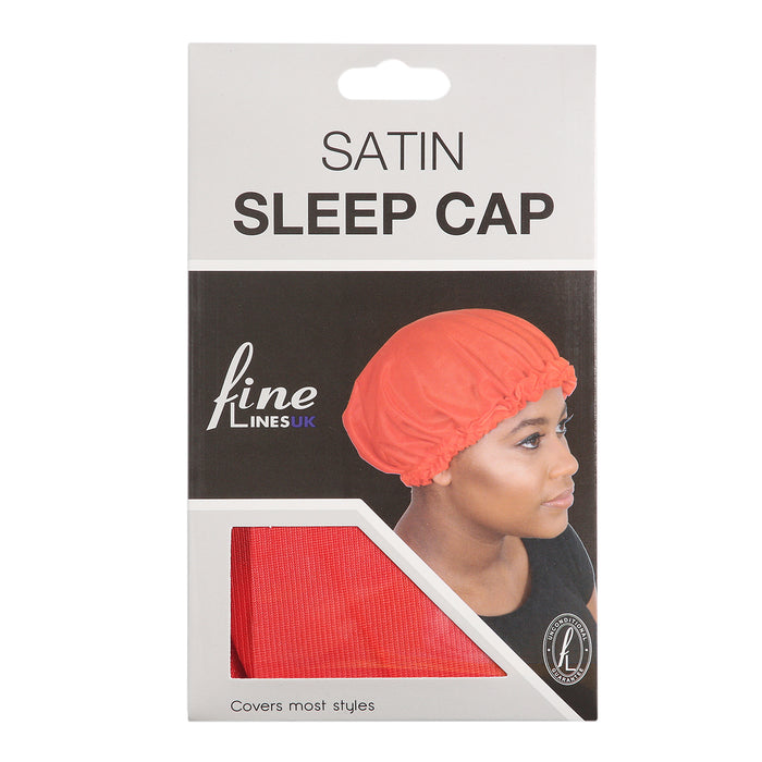Satin Sleep Cap - Assorted Colours Pack of 12