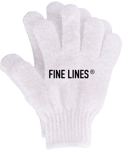Exfoliating Gloves - White
