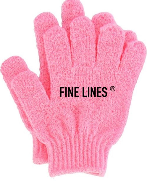 Exfoliating Gloves - Pink