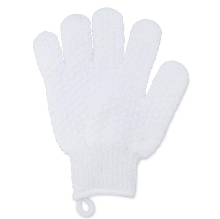 Exfoliating Gloves - White