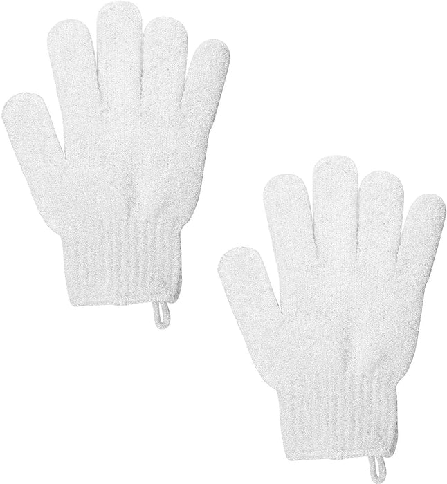 Exfoliating Gloves - White